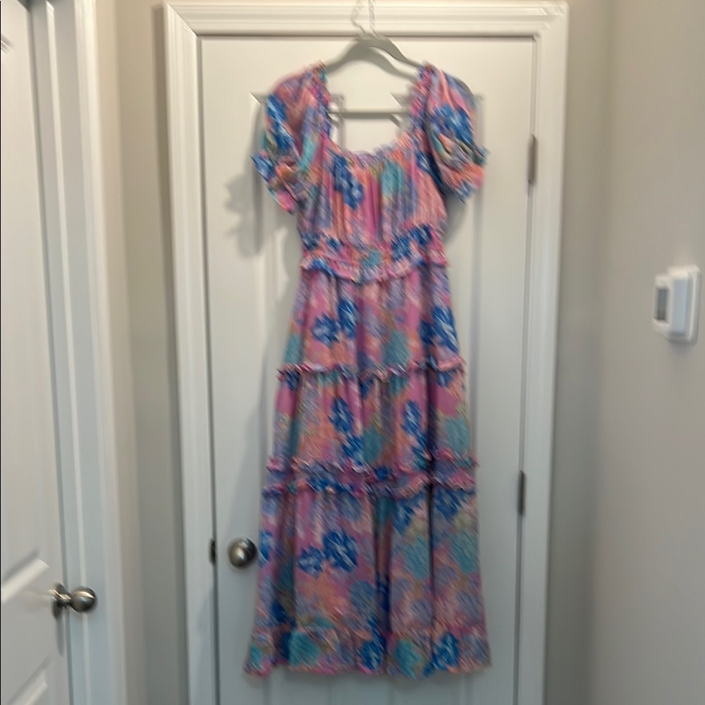Colorful &Merci Floral Maxi Dress